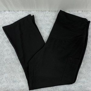 Med Couture Black Maternity Scrub Pants Sz L